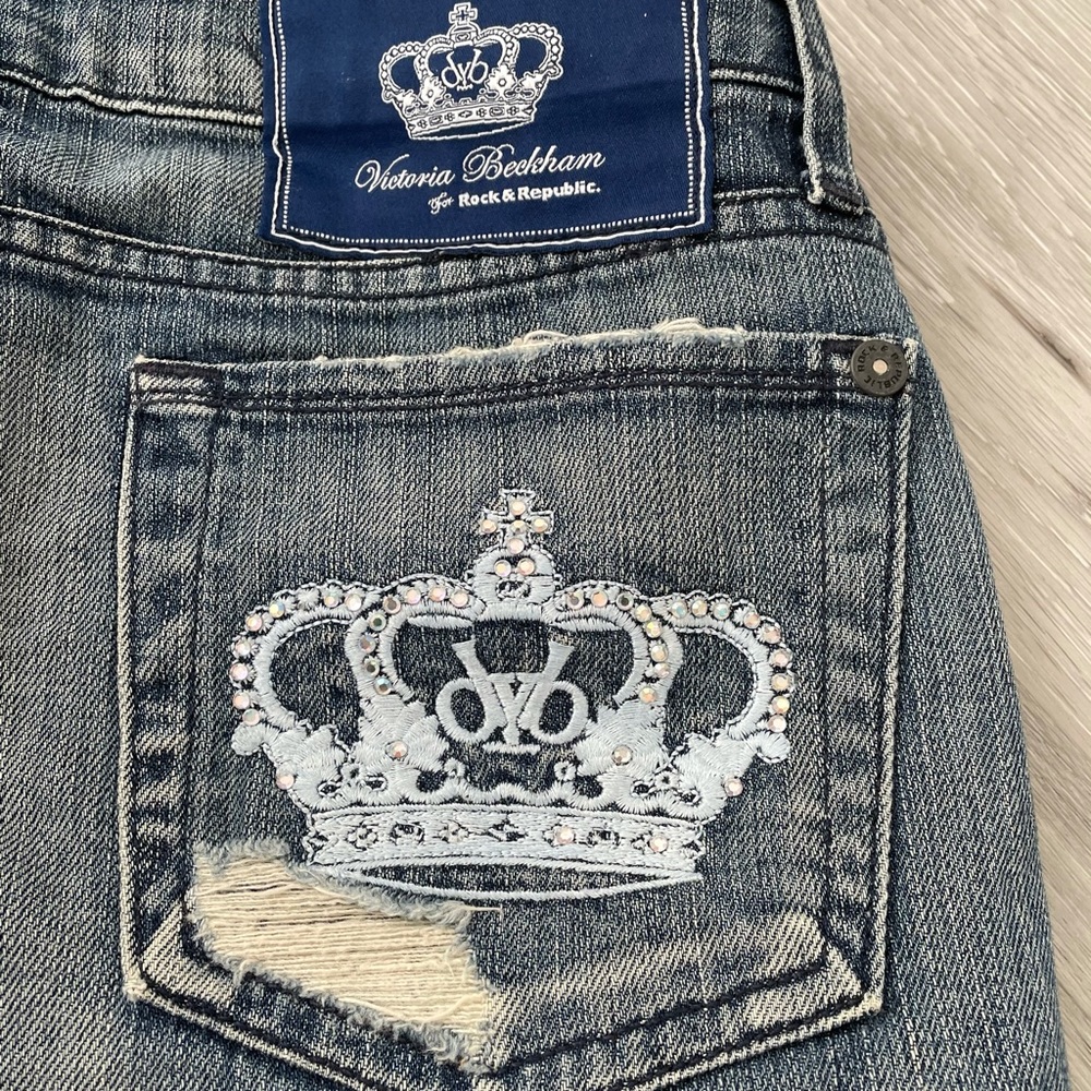 Rock and Republic Jean Skirt